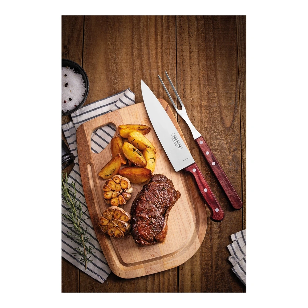 KIT PARA ASADO 3 PZAS POLYOOD TRAMONTINA T21198A 5