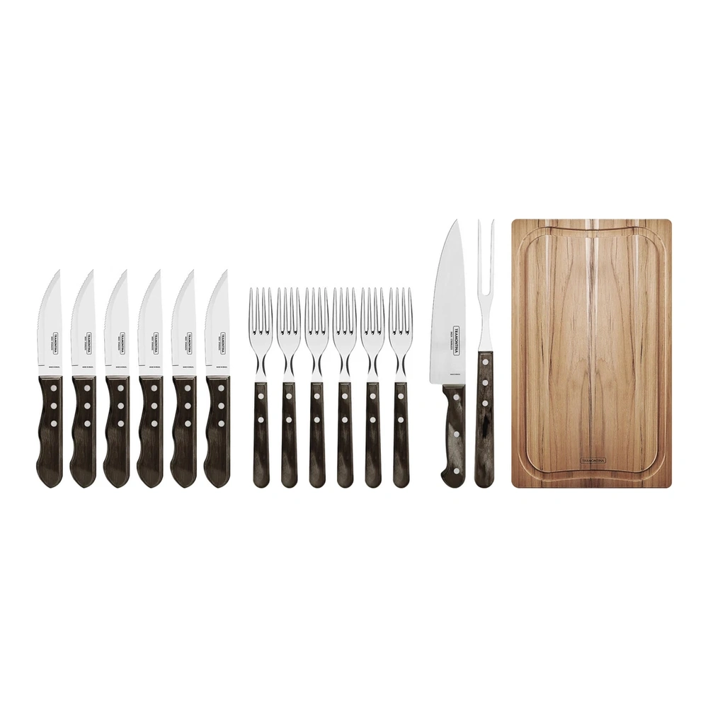 JUEGO  ASADO 15 PZAS POLYOOD TRAMONTINA T21198H 3