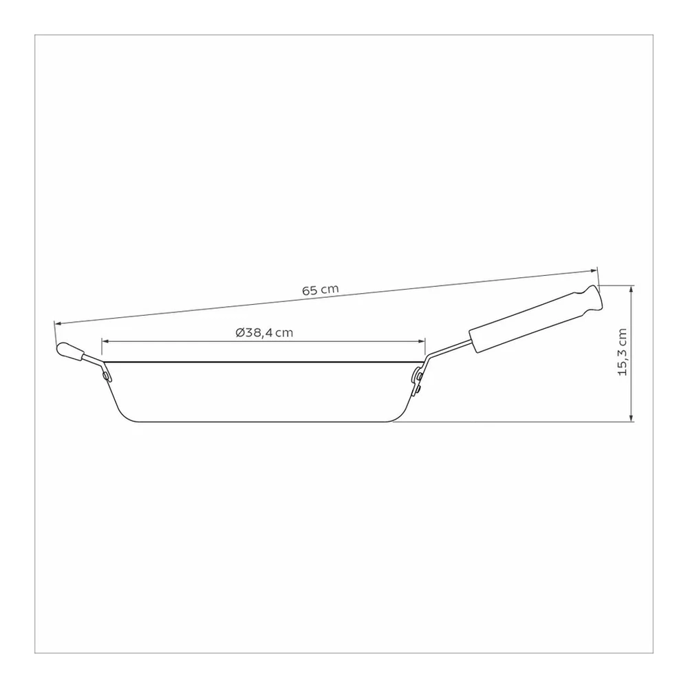 SARTEN PROFESIONAL 38 CM TRAMONTINA T20895 5