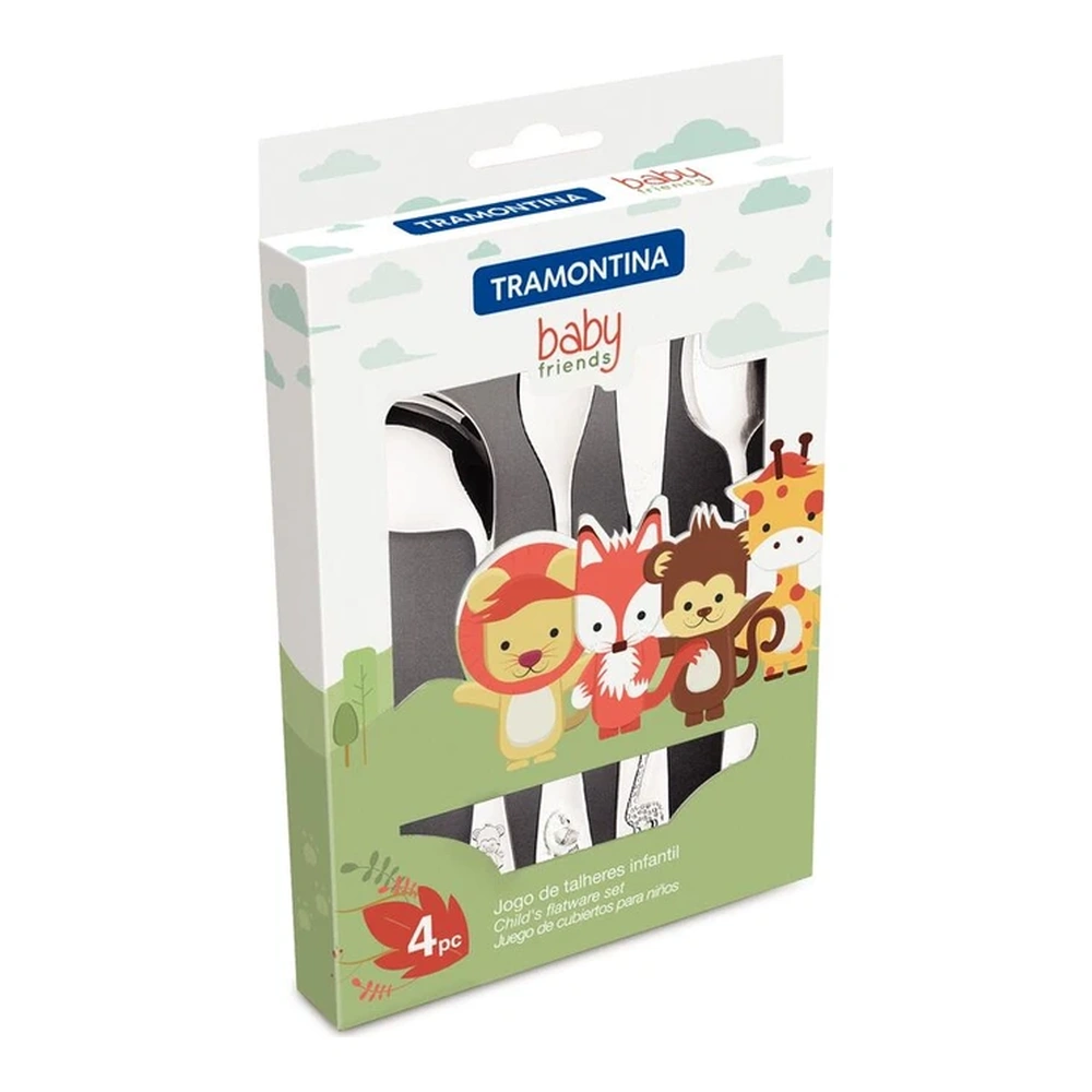 JUEGO  PARA NINOS 4PZAS  BABY TRAMONTINA T669701 5