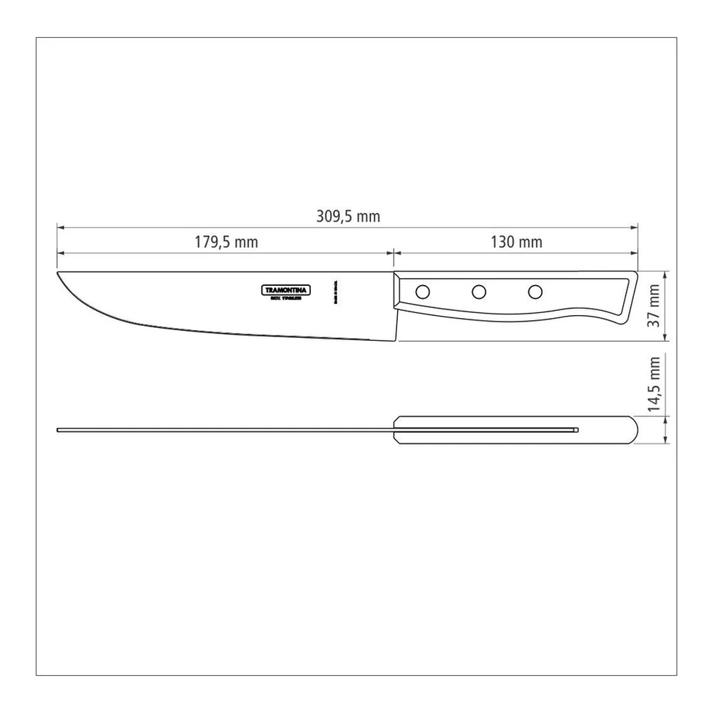 CUCHILLO COCINA 7 TRADICIONAL TRAMONTINA T222177 4