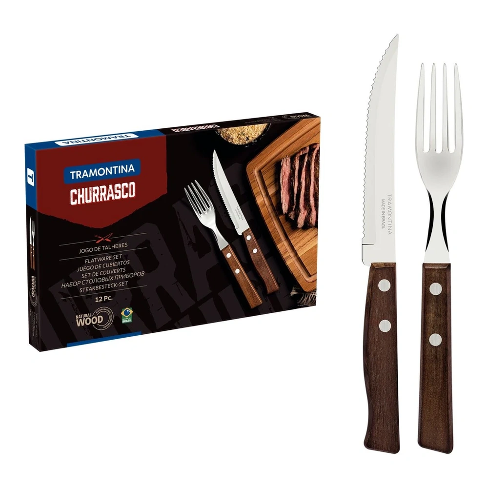 JUEGO   PARA ASADO 12 PZAS TRADICIONAL TRAMONTINA T22299A 2