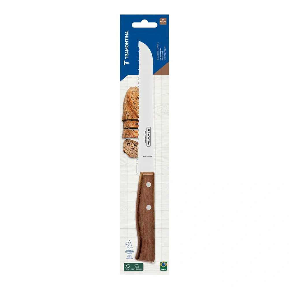 CUCHILLO PAN 7 TRADICIONAL TRAMONTINA T222152 3
