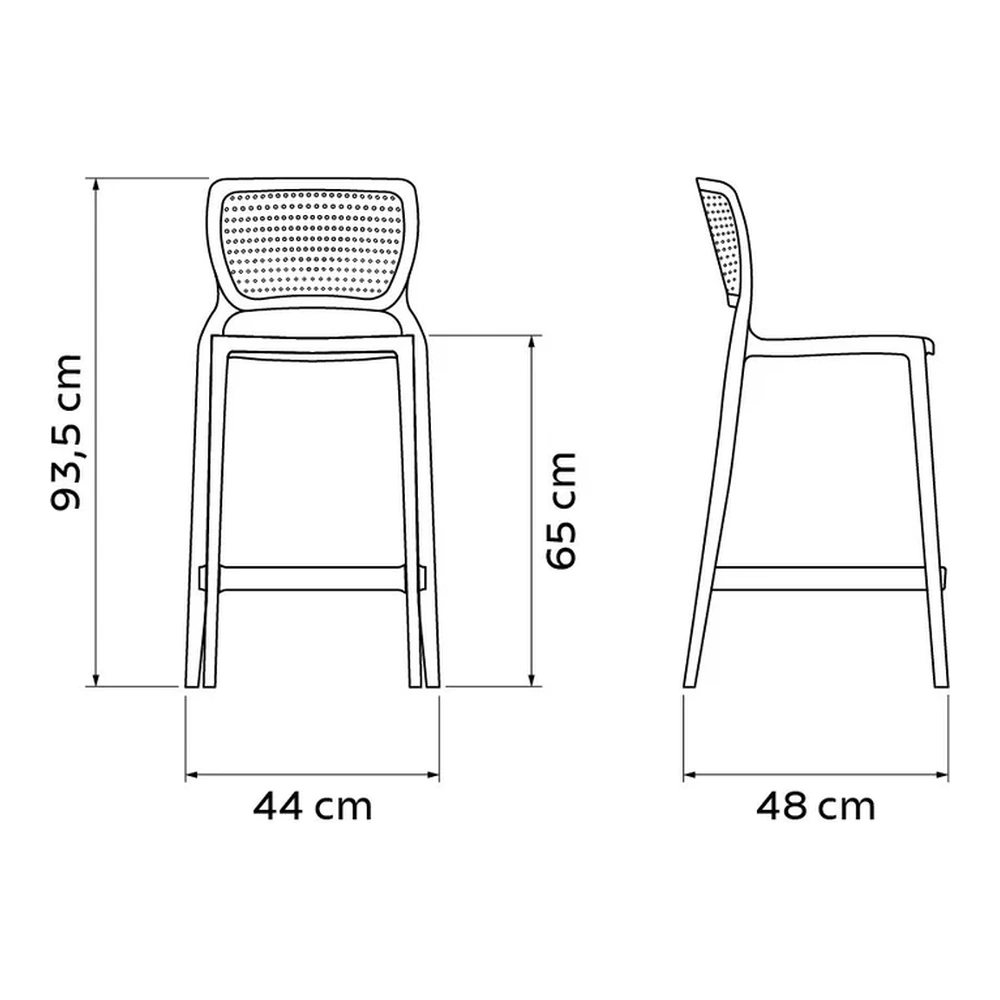 SILLA SAFIRA ALTA RESIDENCIA GT TRAMONTINA T921281 3