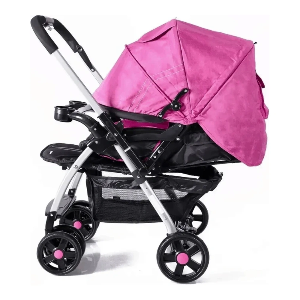 CARRITO CUNA eBABY FUCSIA 1130-FUC 4