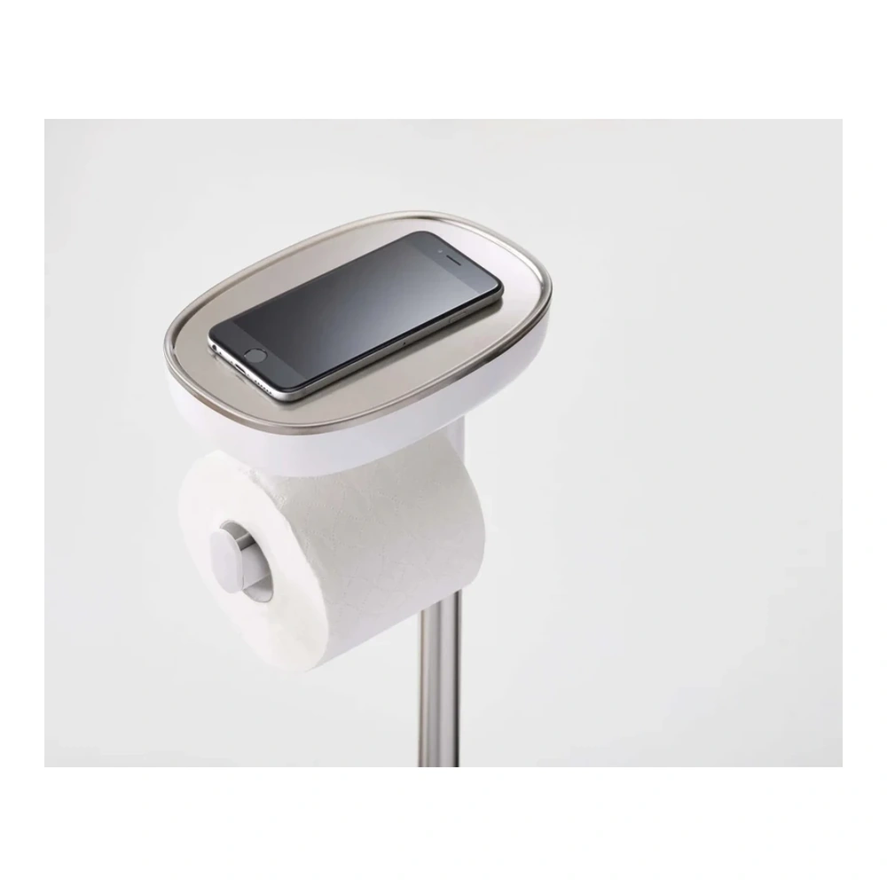 PORTA PAPEL HIGIENICO JOSEPH JOSEPH EASY STORE C/ SOPORTE P/ CELULAR 4