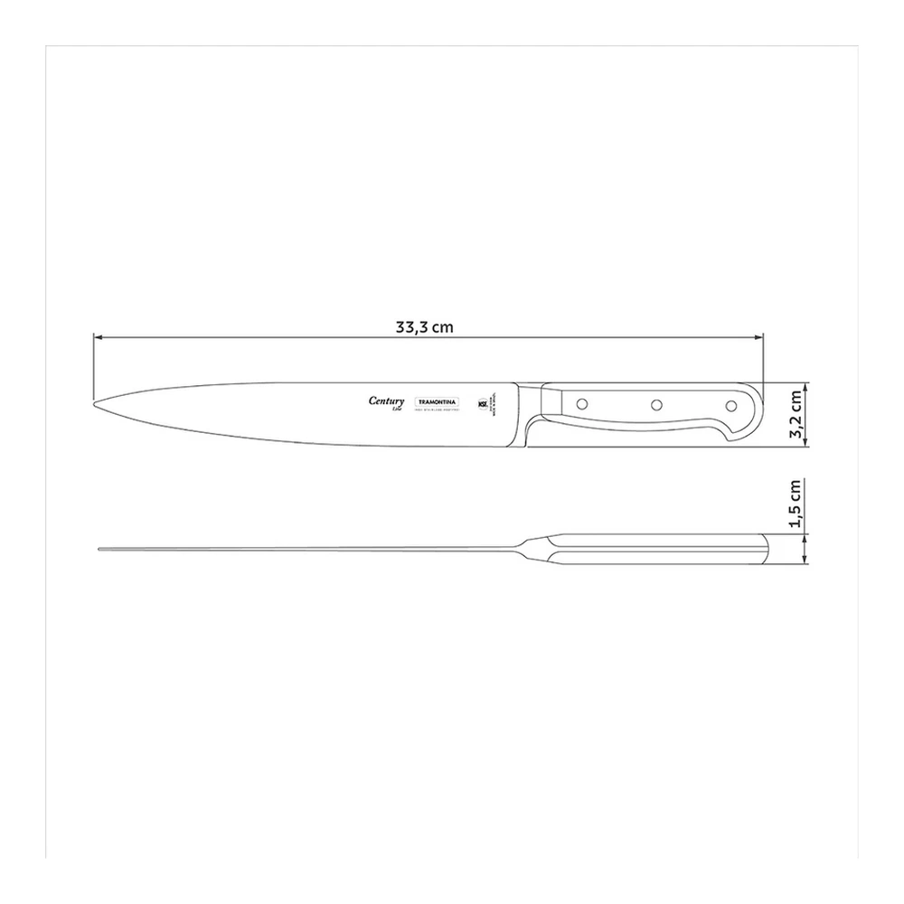 CUCHILLO COCINA 8 CENTURY TRAMONTINA T240103 4