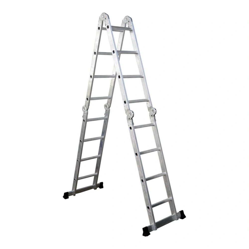 ESCALERA ARTICULADA DE ALUMINIO 4X4 PELDAÑOS, ESPAR 2