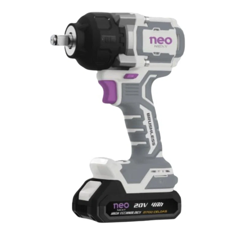 LLAVE IMPACTO RECARG. 20V 1000NM + BAT 4AH + CARG. 4A