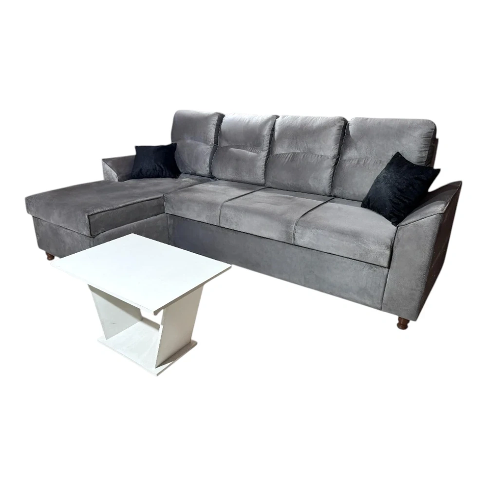 Sofá Unanime New San Lorenzo 3L + Chaise Gris