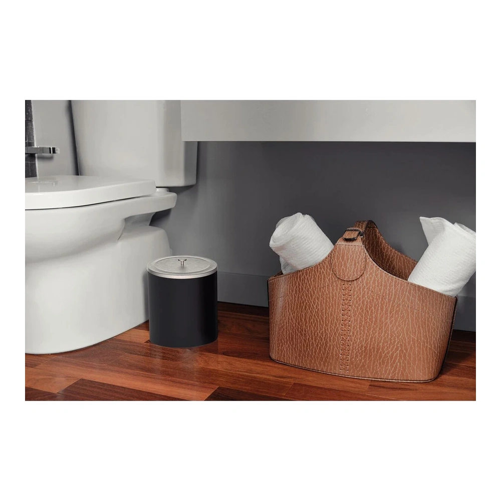 BASURERO NEGRO CON TAPA  UTIL 5L TRAMONTINA T945408 4
