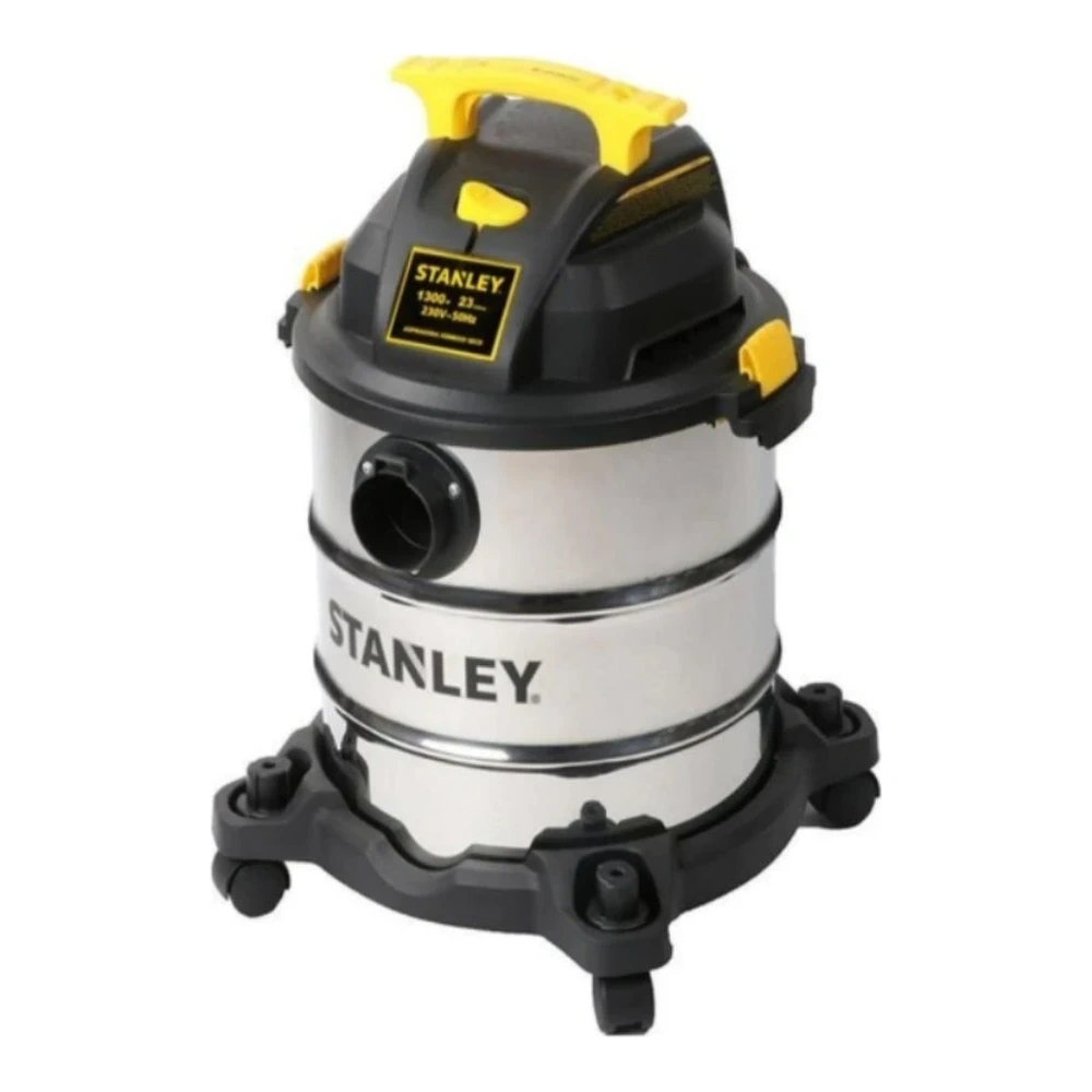 ASPIRADORA INOXIDABLE 1300w STANley 23Litros
Ideal para: Agua - Polvo B07052