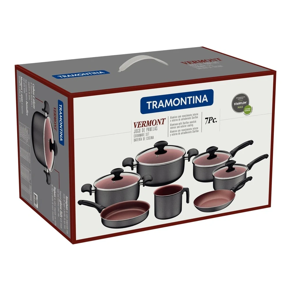 JUEGO DE COCINA 7 PZAS VERMONT TRAMONTINA T27899J 4