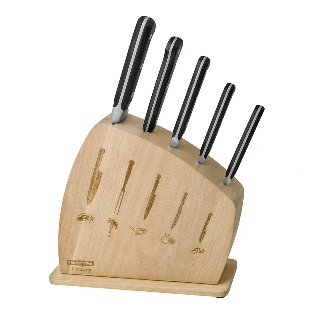 JUEGO  DE CUCHILLOS 6 UN CENTURY TRAMONTINA T240992 4