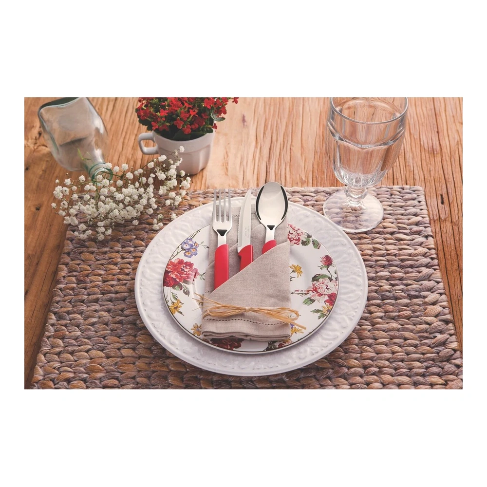 JUEGO  CUBIERTOS 24 PZAS CARMEL TRAMONTINA T234998 5