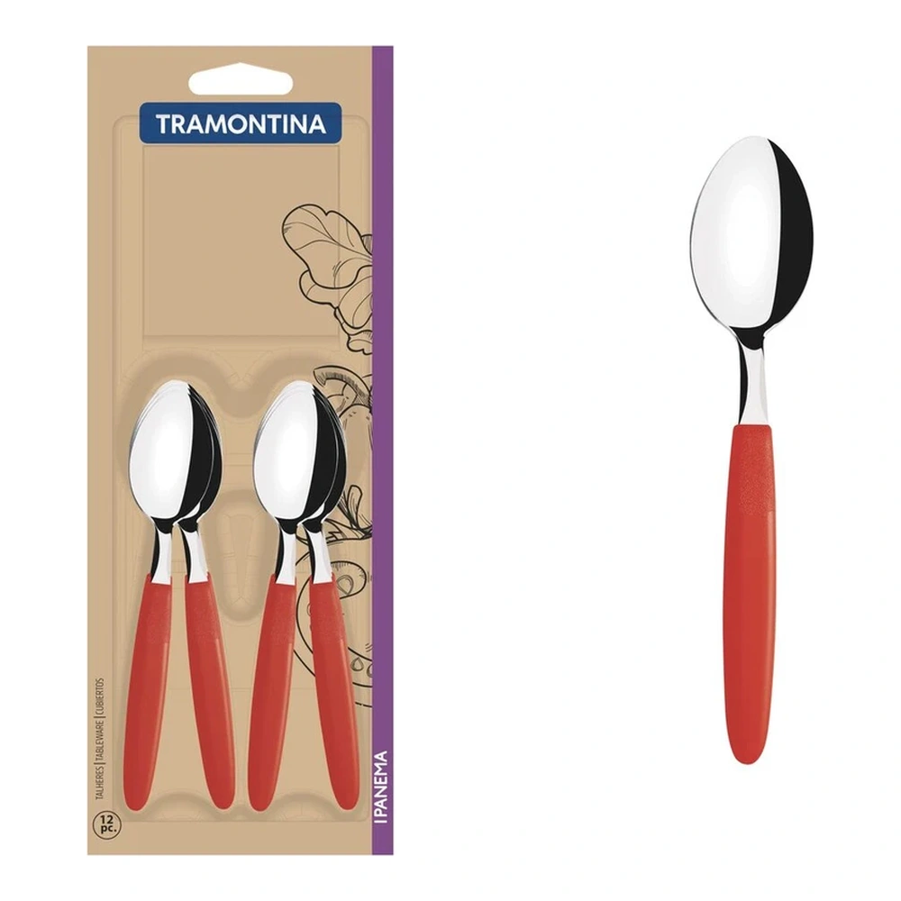 JUEGO  CUCHARAS TE 12PZAS IPANEMA TRAMONTINA T233678 2