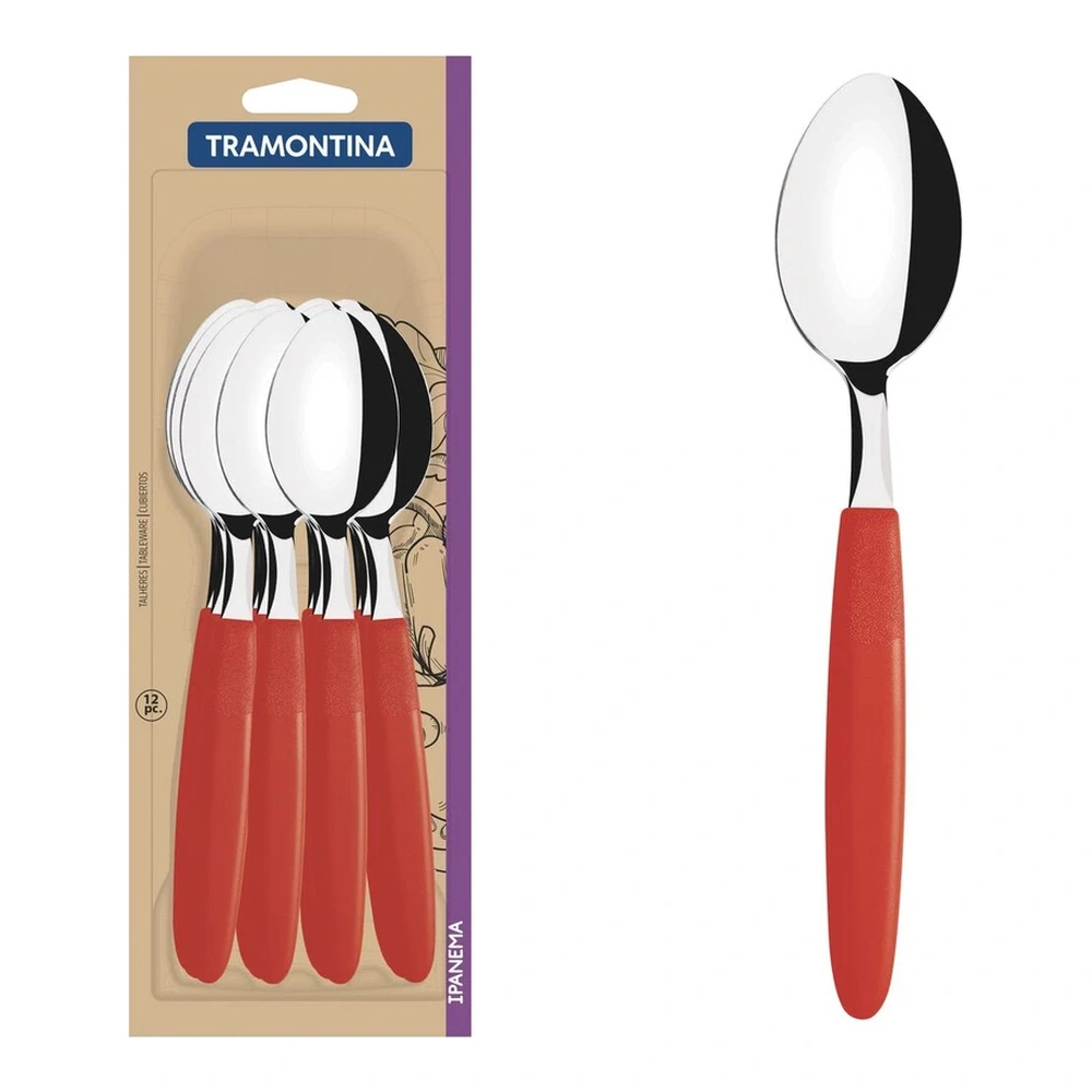 JUEGO CUCHARAS MESA 12PZAS IPANEMA TRAMONTINA T233638