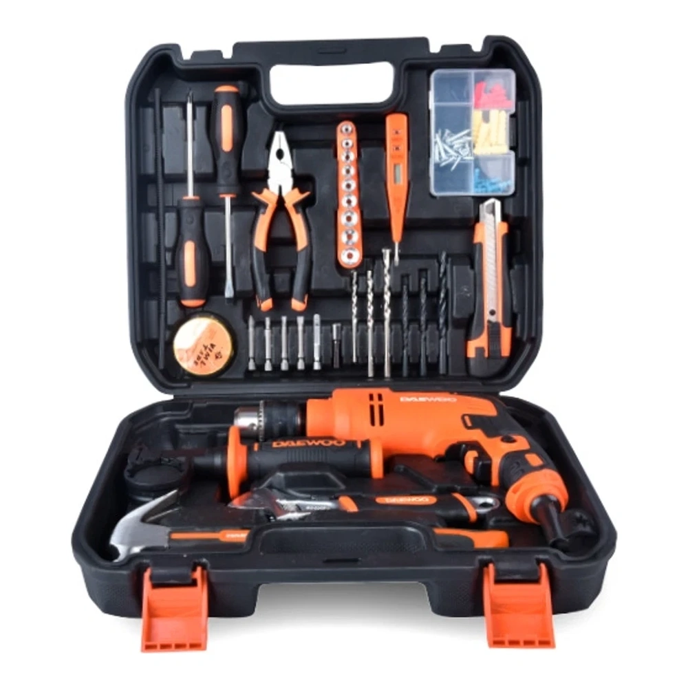 KIT TALADRO DAEWOO 550W C/ 34 ACC 2