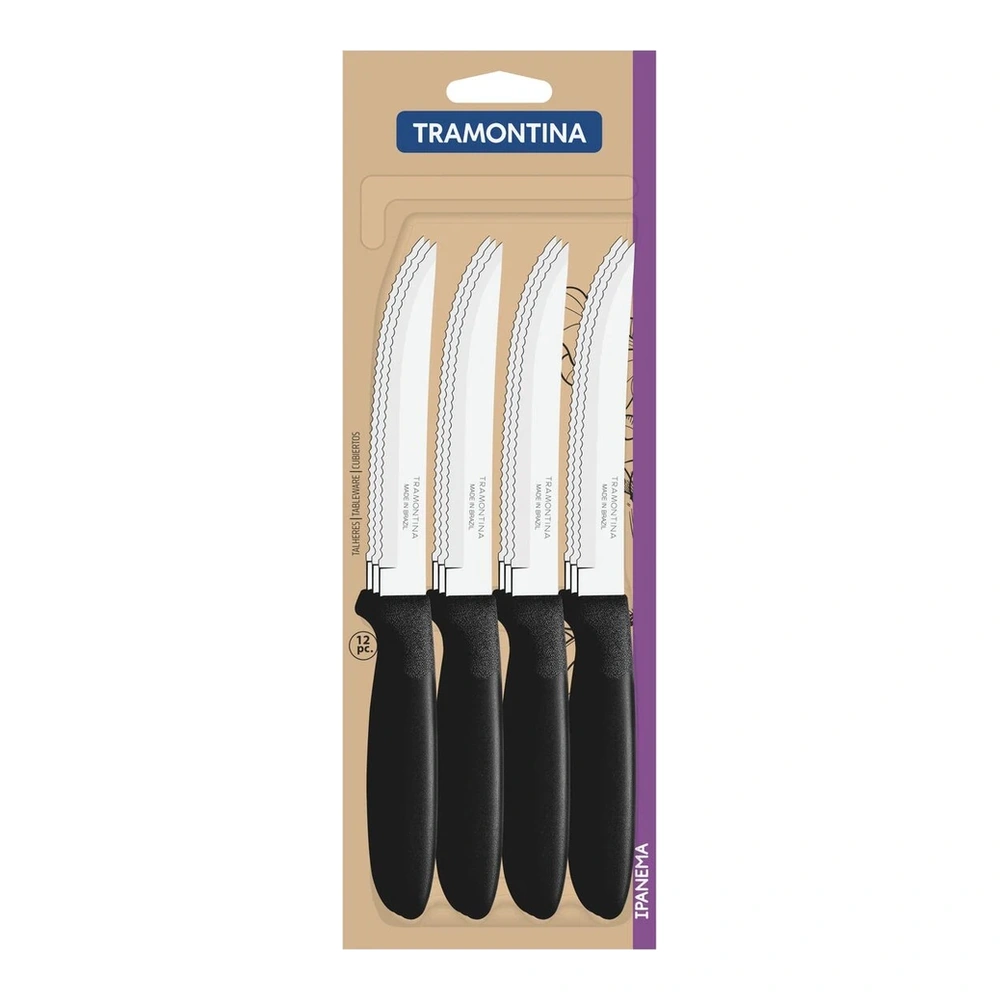 JUEGO  CUCHILLOS ASADO 12PZAS IPANEM TRAMONTINA T233601 3