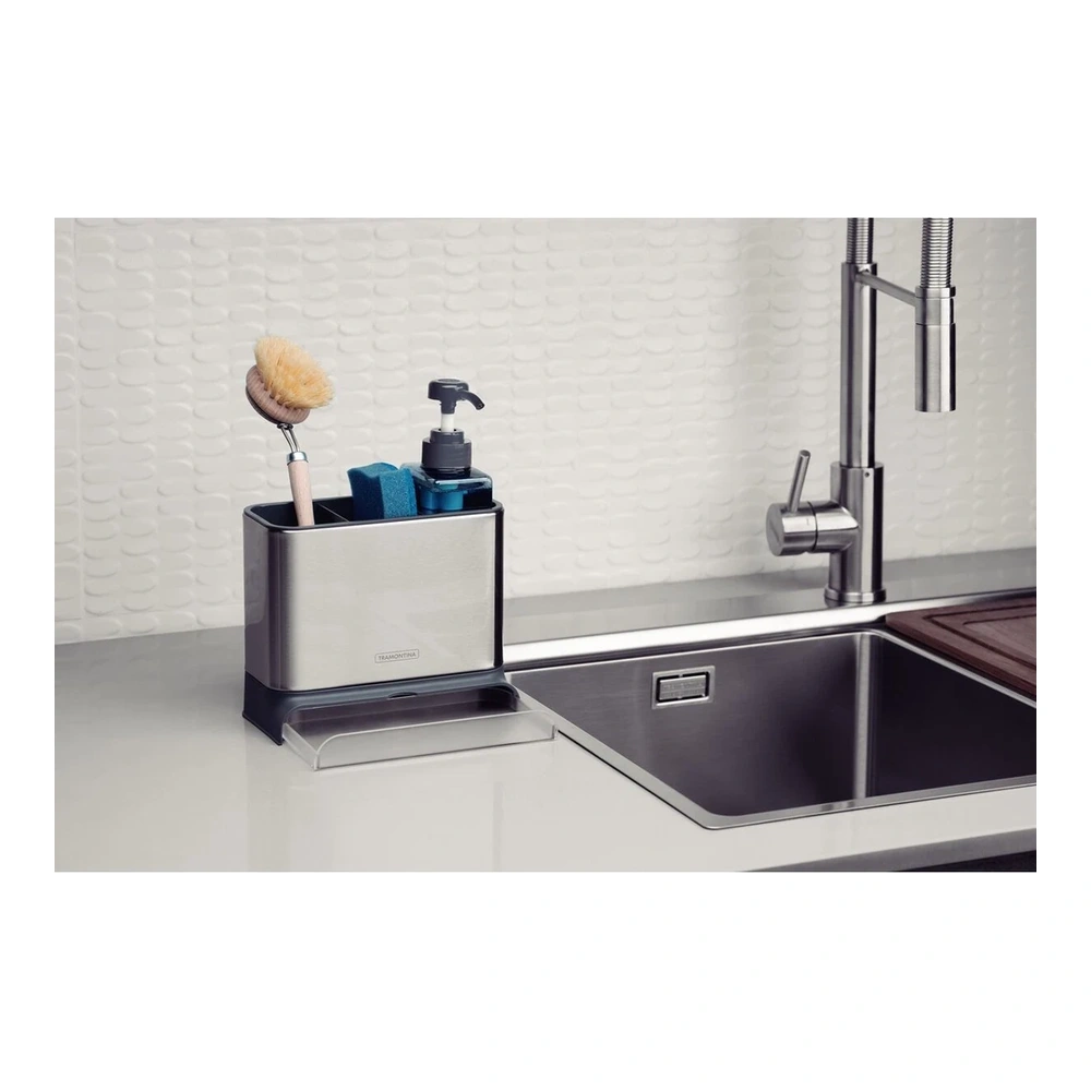 ORGANIZADOR FREGADERO INOX 14CM TRAMONTINA T615375 4