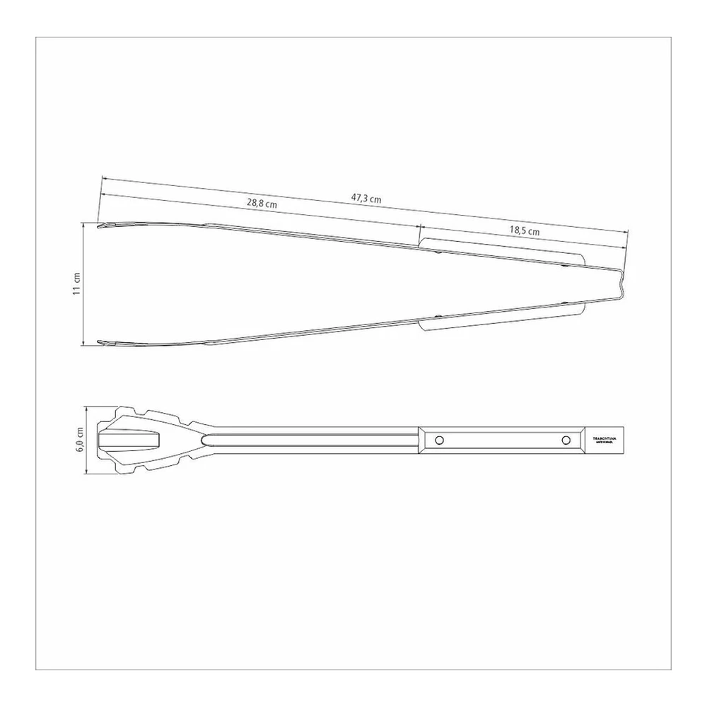 PINZA DE CARBON CHURRASCO TRAMONTINA T26467 5