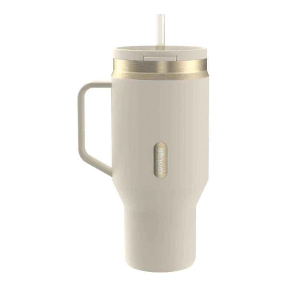 VASO TÉRMICO CONTIGO SNAPSEAL 887ML — AVENA CHAMPÁN