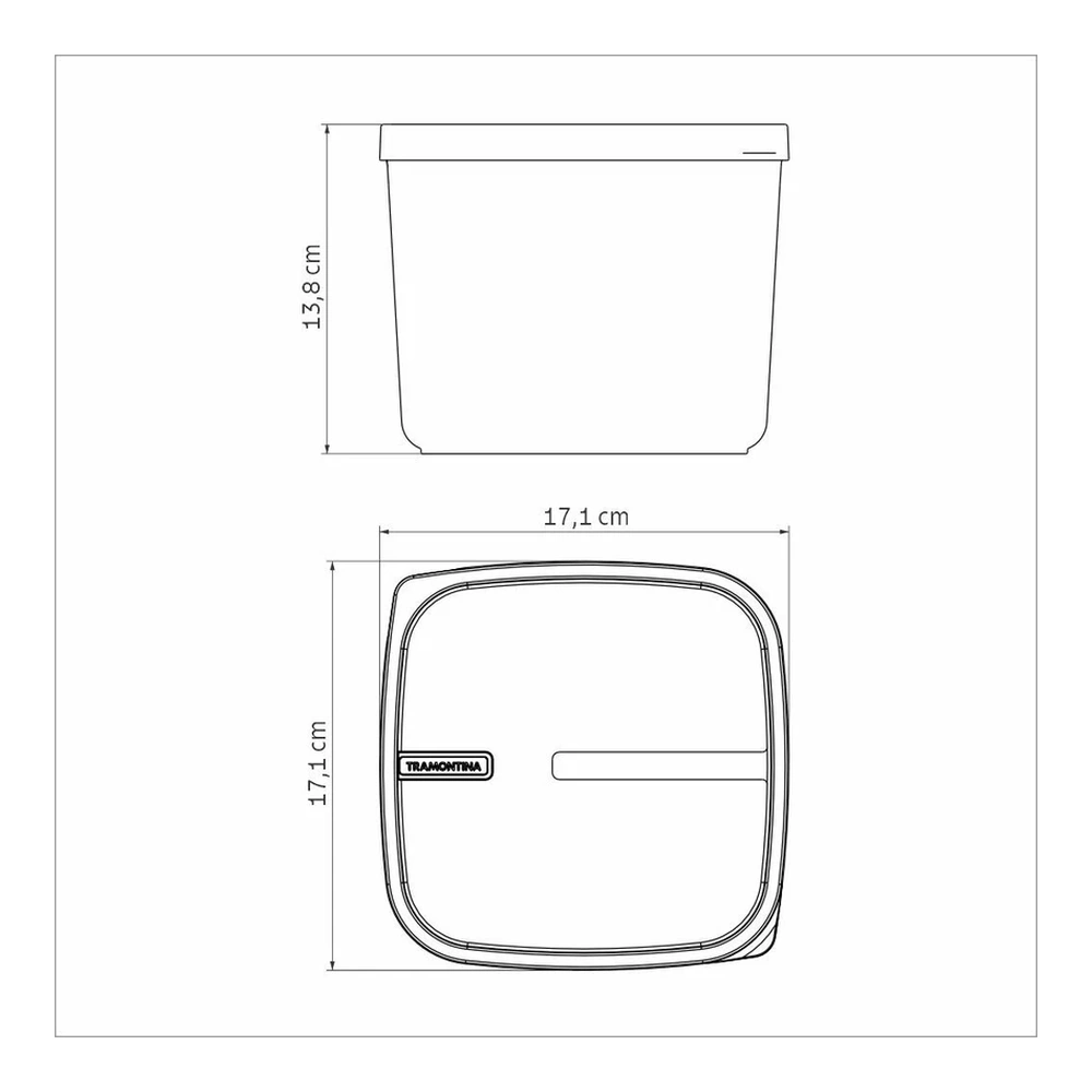 PP POT 2,7L MIXCOLOR TRAMONTINA T254995 4