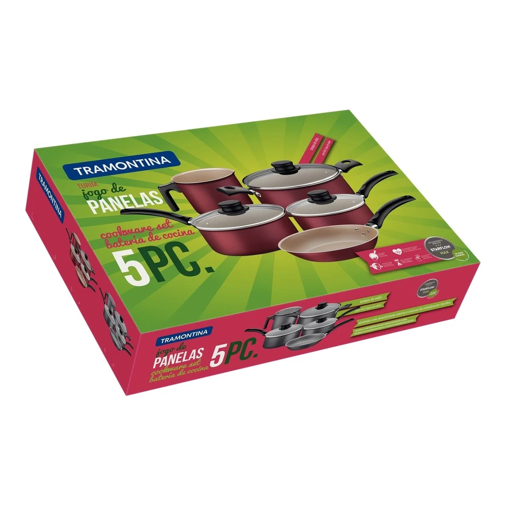 JUEGO DE COCINA 5 PZAS TURIM TRAMONTINA T202983 4