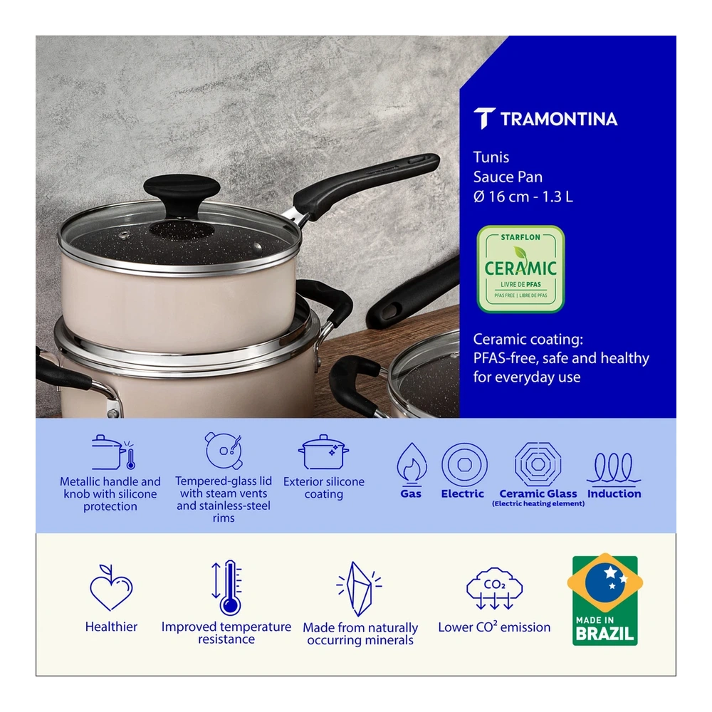 OLLA 16CM TUNIS TRAMONTINA T287235 4