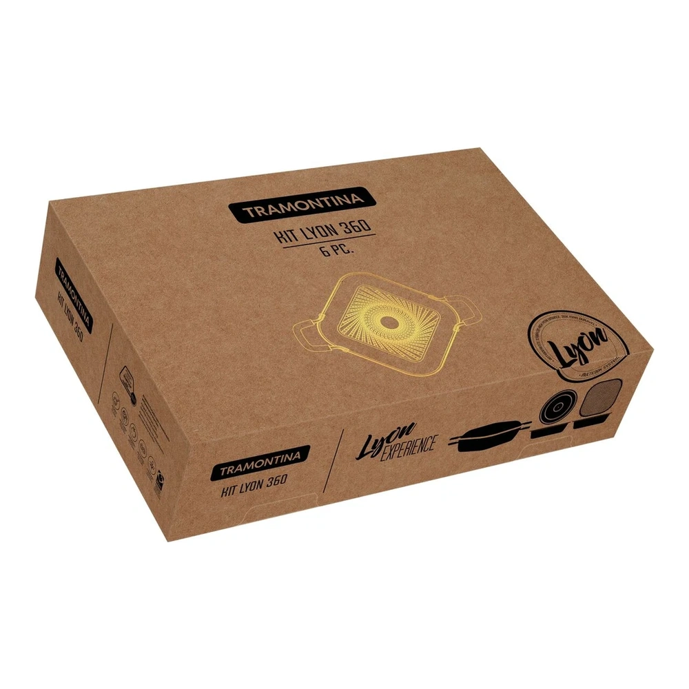 JUEGO DE COCINA 6PZAS LYON TRAMONTINA T209994 5