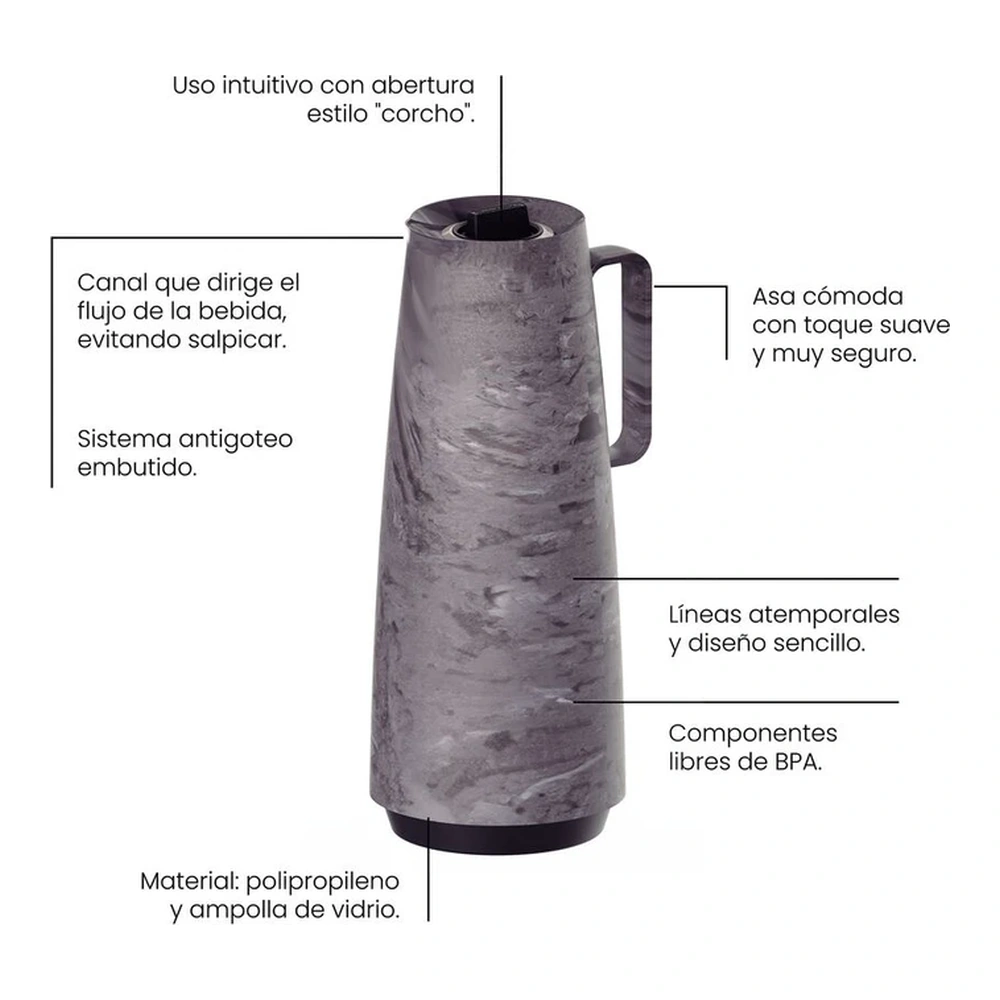 JARRA TERMICA - 1 LT TRAMONTINA T61636B 3