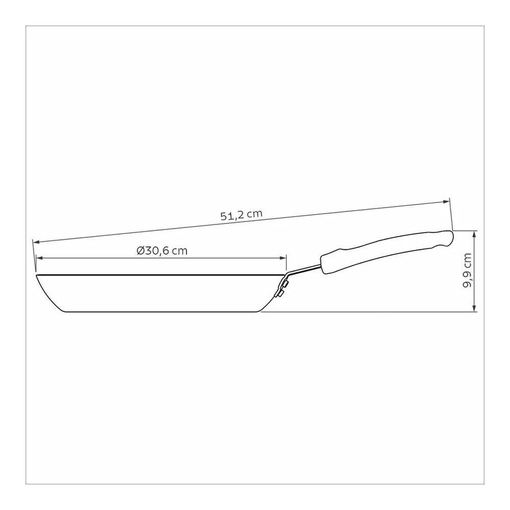 SARTEN PROFESIONAL 30 CM TRAMONTINA T208843 5