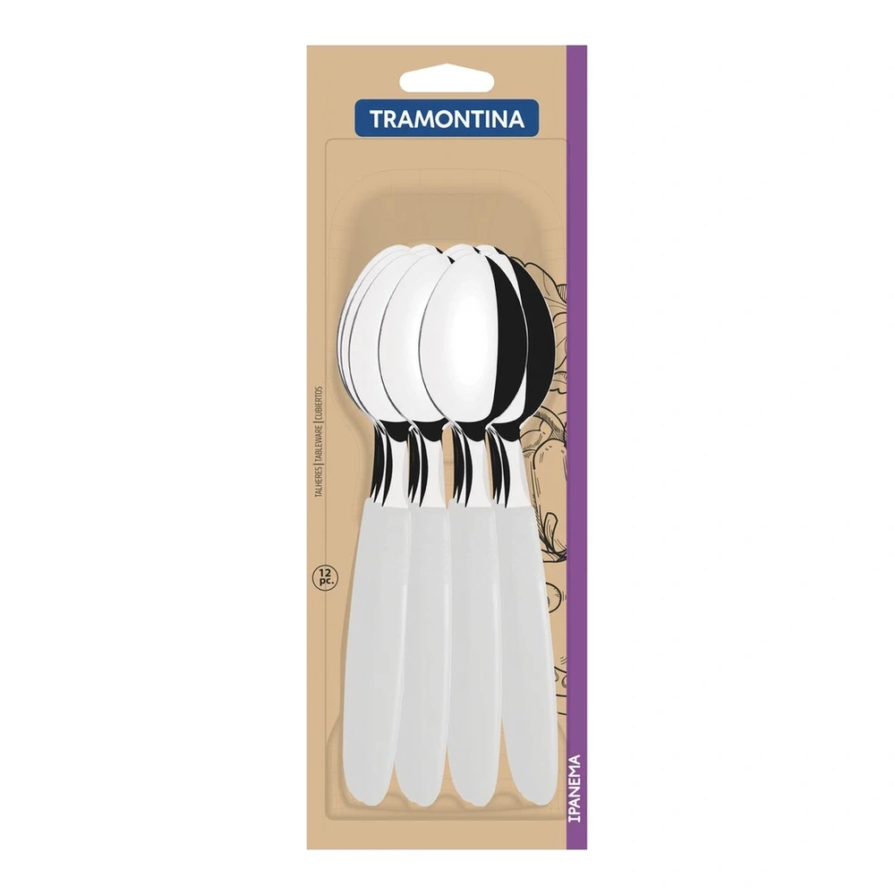 JUEGO  CUCHARAS MESA 12PZAS IPANEMA TRAMONTINA T233637 3