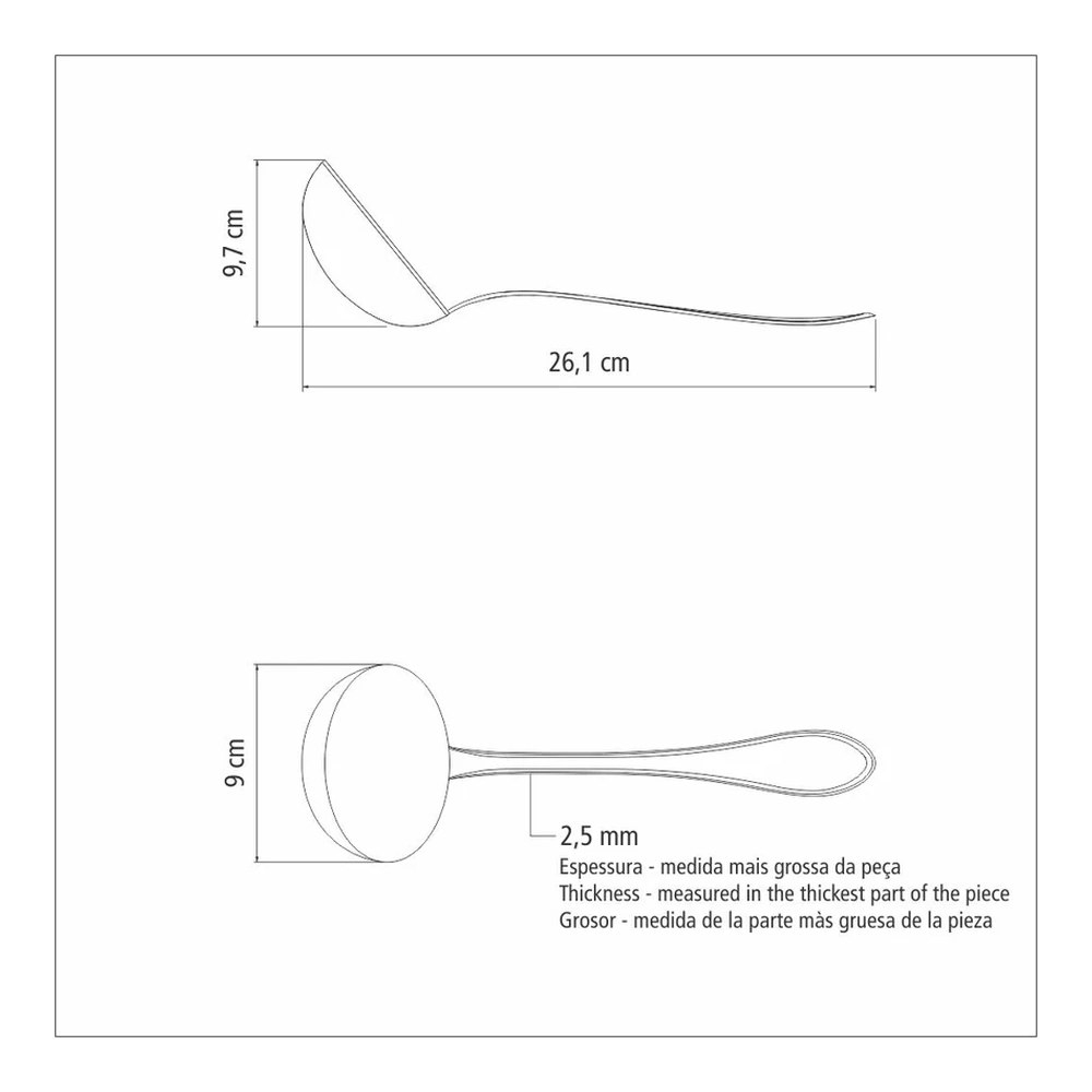 CAZULO PARA SOPA ITALY TRAMONTINA T639329 3