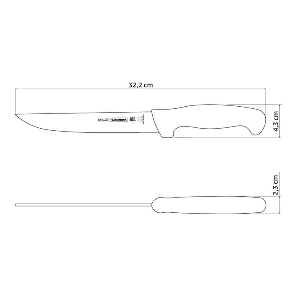 CUCHILLO DESHUESAR 7 PROFESIONAL TRAMONTINA T246052 3