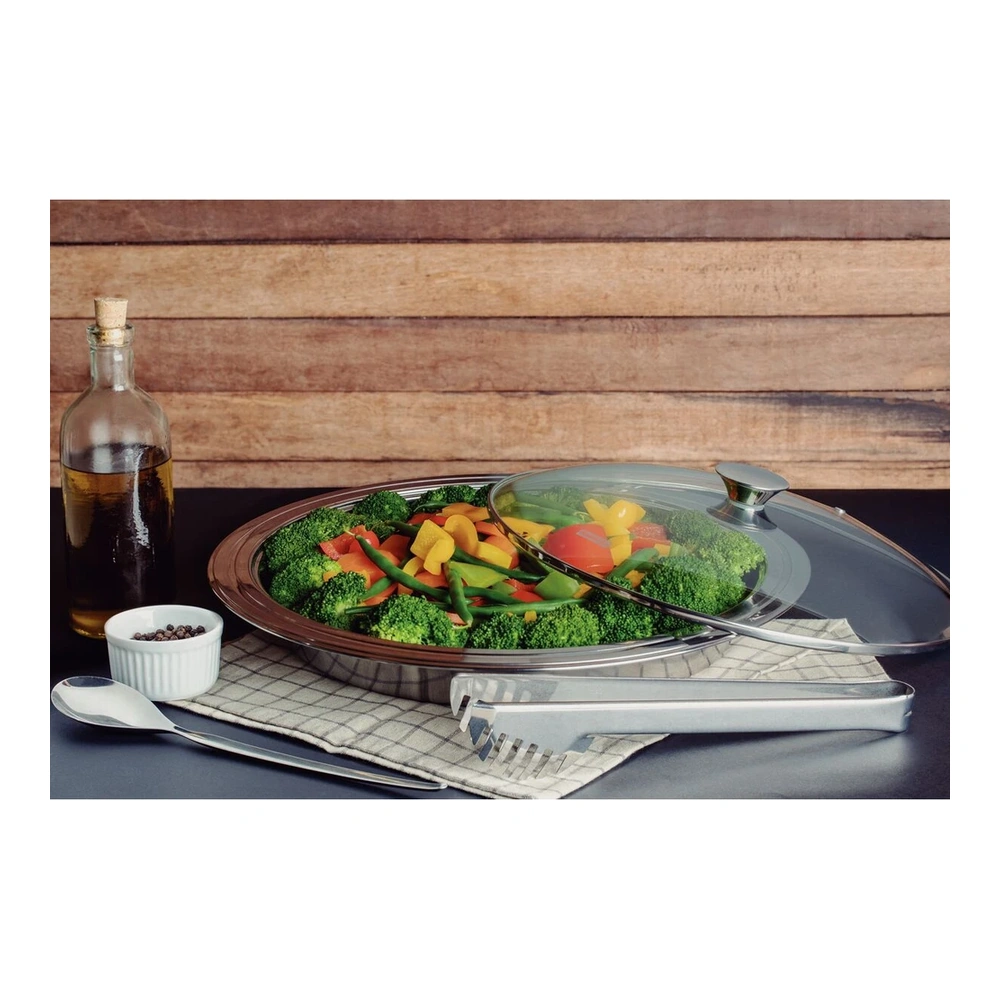PLATO REDONDO CON TAPA VIDRIO CICLO TRAMONTINA T615281 3