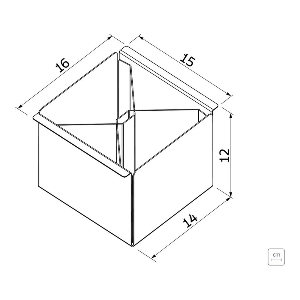 PORTA CUBIERTOS INOX 15CM TRAMONTINA T945348 3