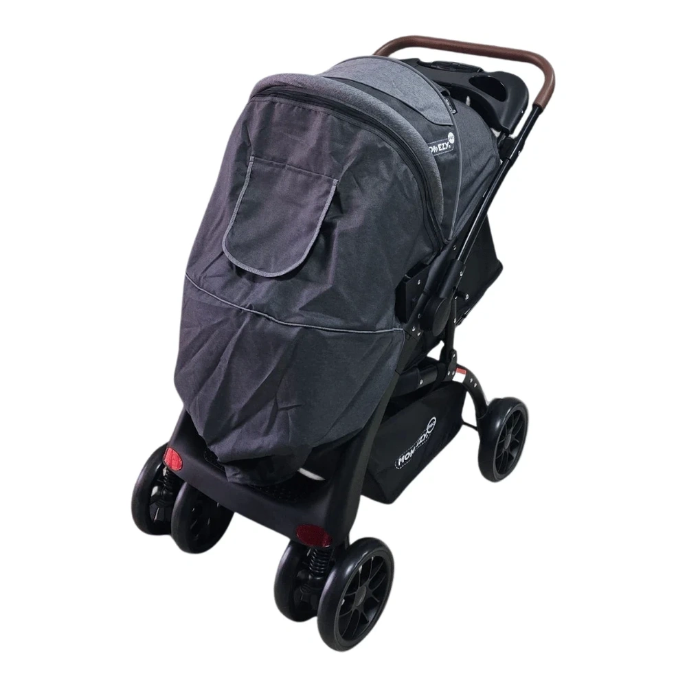 CARRITO MOM-EZY C/BABY SEAT NEGRO MEZ-13777L-BK 4