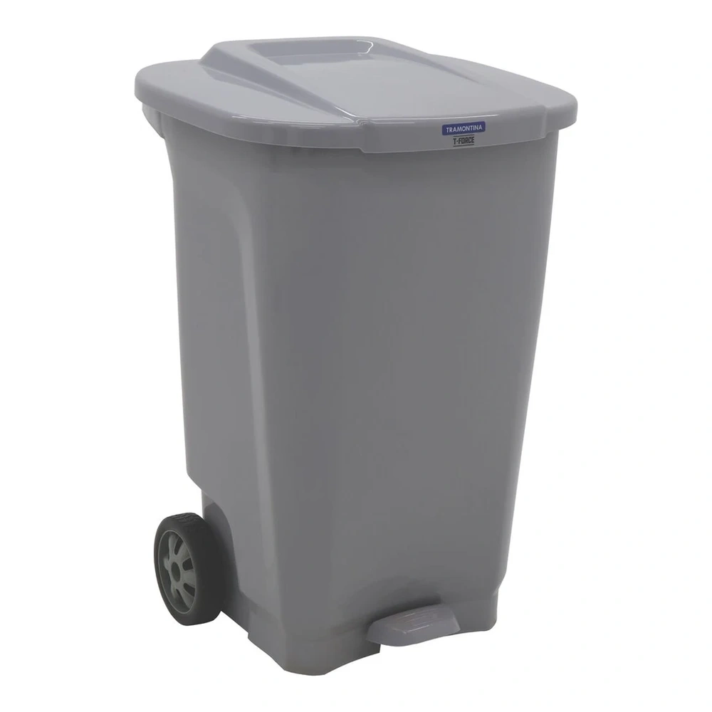 BASURERO T-FORCE 100L CON  RUEDAS GZ TRAMONTINA T928152 2