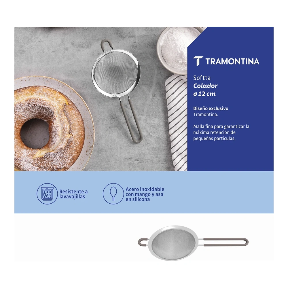 COLADOR 12 CM SOFTTA TRAMONTINA T258603 3