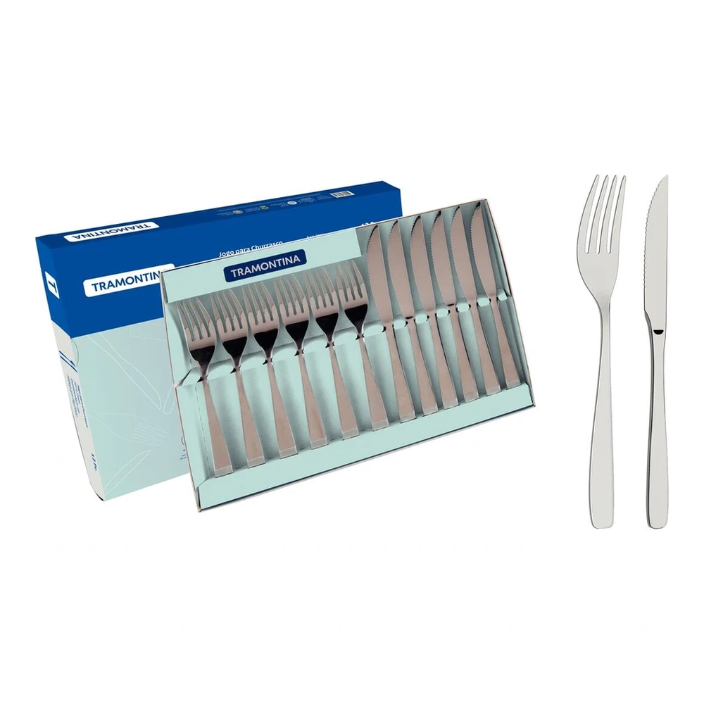 JUEGO PARA ASADO 12PZAS  TRAMONTINA T66950