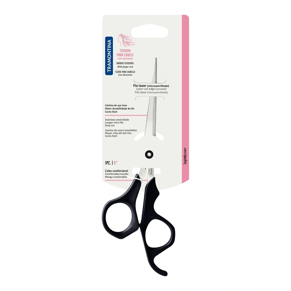 TIJERA PARA CABELLO 6 SUPERCORT TRAMONTINA T259102 4