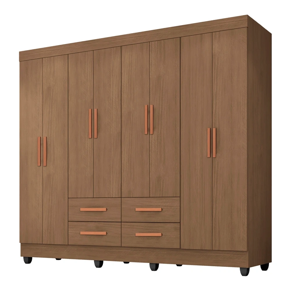 Ropero Unanime Braga 8 Puertas Carvalho Oak