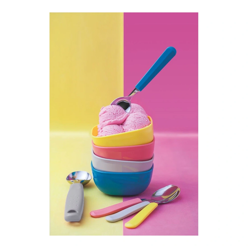 JUEGO  PARA HELADOS 9 PZAS MIXCOLOR TRAMONTINA T25099U 3