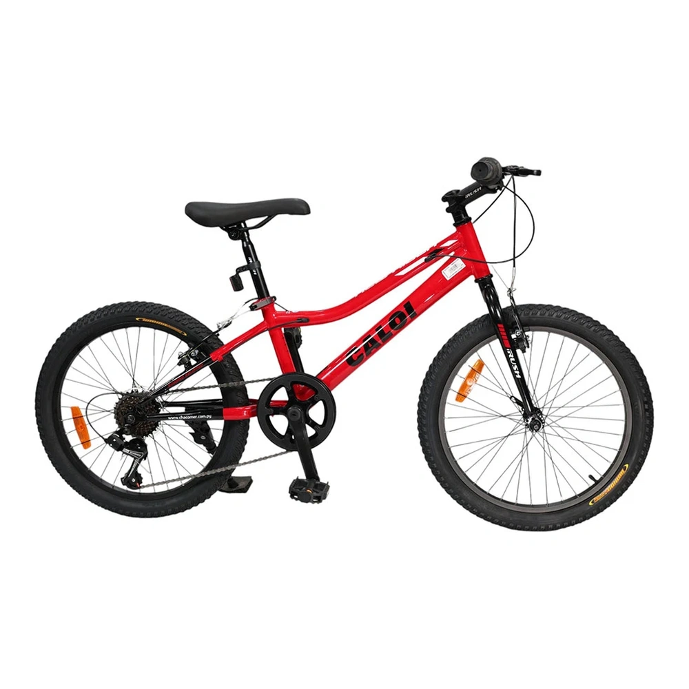 BICICLETA CALOI NEW RIDERECHO20" 6V ROJO