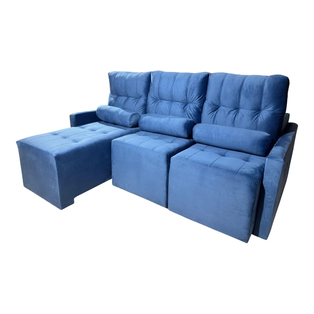 Sofá Retráctil Unanime 3L Ayolas Azul