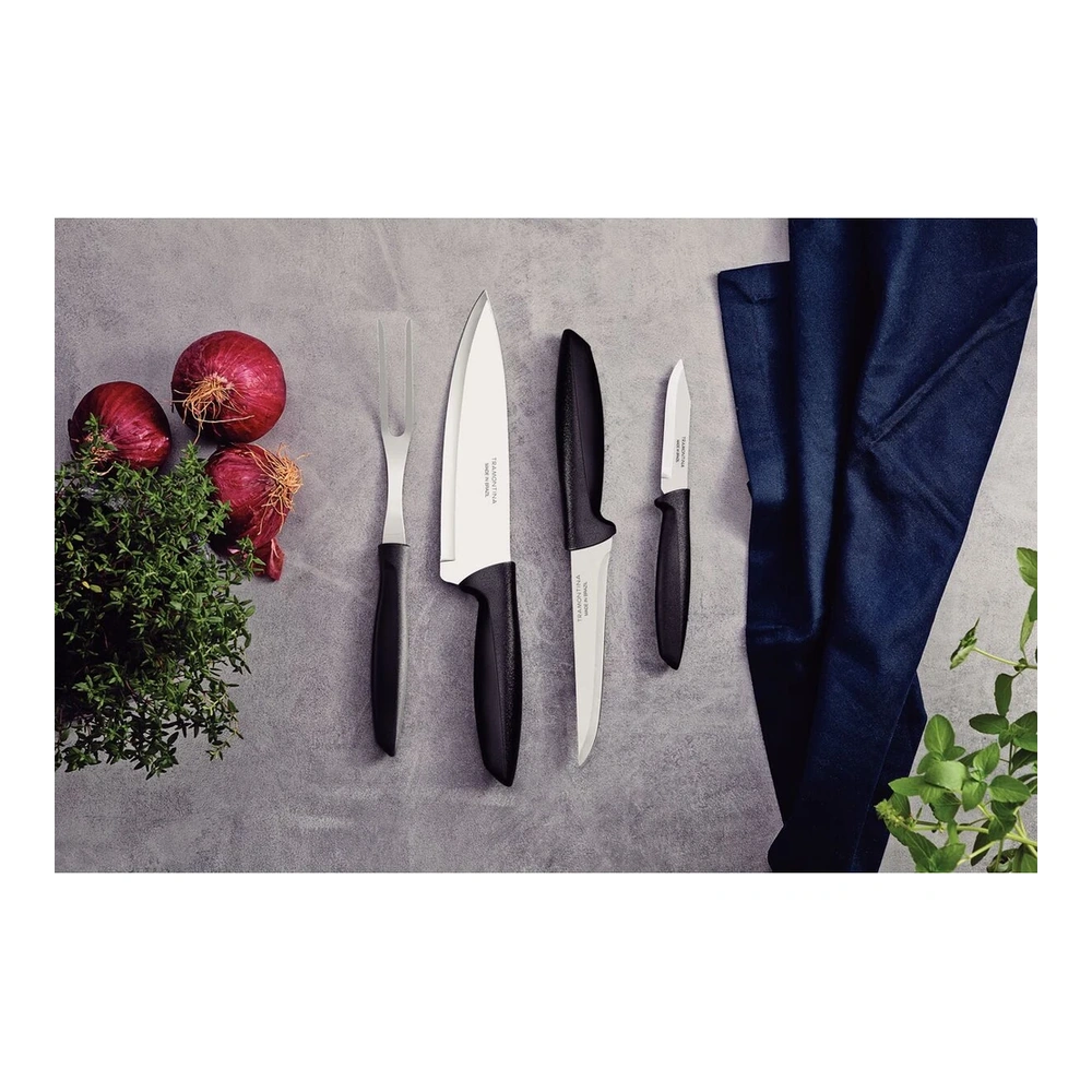 JUEGO  CUCHILLOS 4 PZAS PLENUS TRAMONTINA T23498K 4