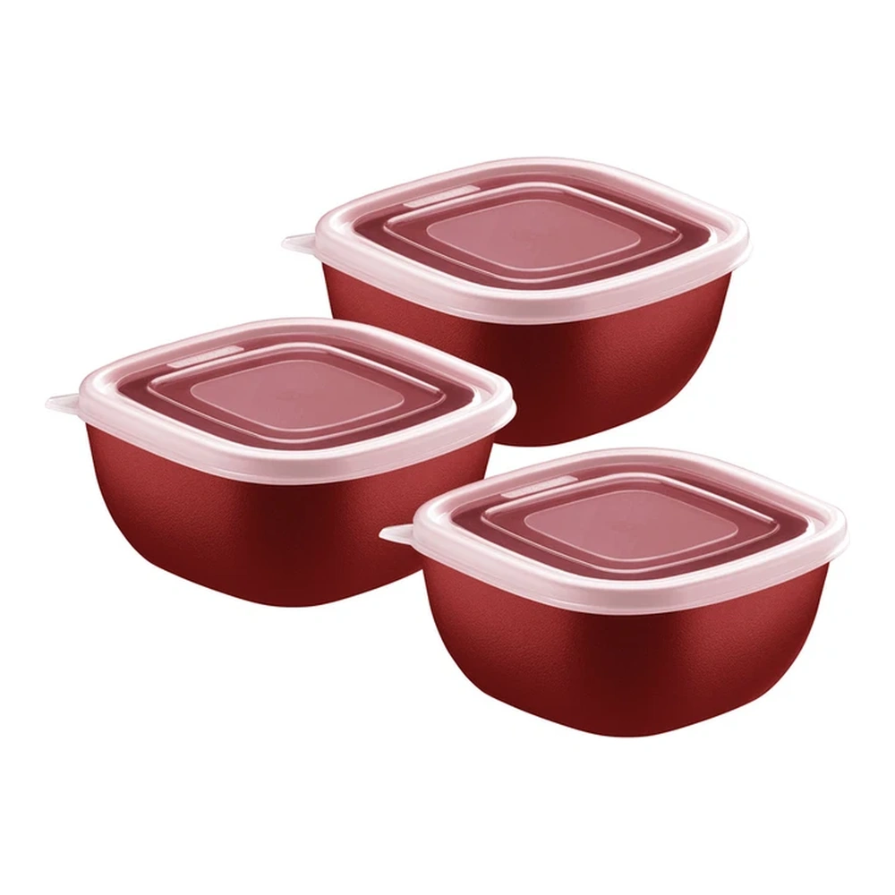 JUEGO  DE POTES 3 PZAS MIXCOLOR TRAMONTINA T250983 2