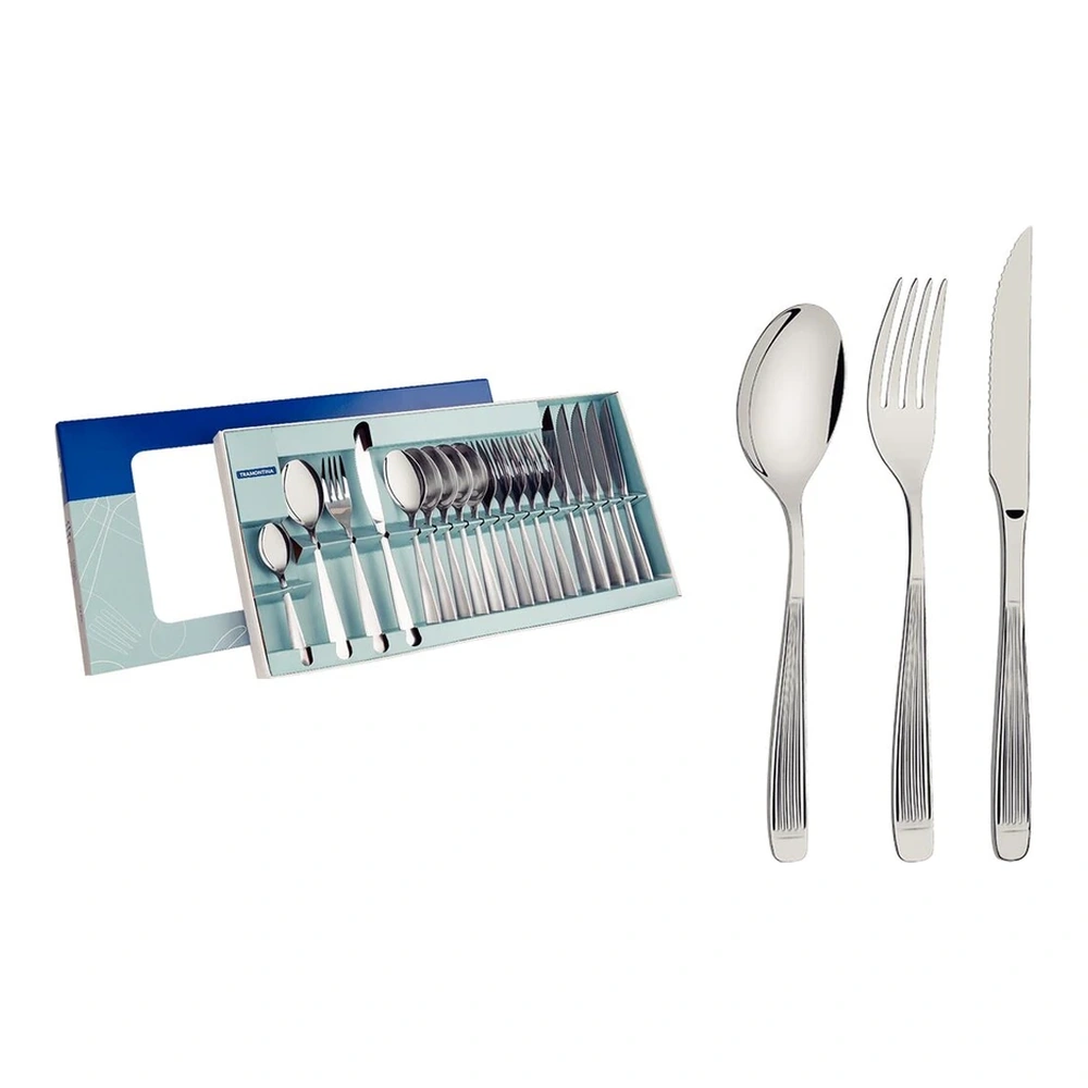 JUEGO DE CUBIERTOS 24PZAS  ATHENAS TRAMONTINA T669401
