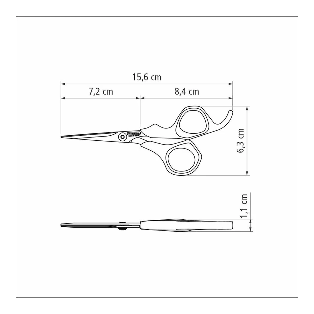 TIJERA PARA CABELLO 5 SUPERCORT TRAMONTINA T259101 5